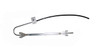 Window Regulator Cable Driven With Welded Reinforcement Rib Short Left Side. Replacement For No. 88838900