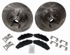 Disc Brake Rotor Kit - 2WD/4WD - Front - Replacement For No. 88880273