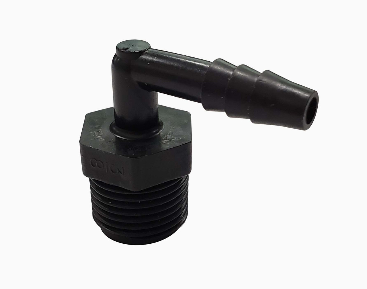 Adapter, 90 Degree 1/4 to 3/8 Barb - Replacement For No. 7500026-4