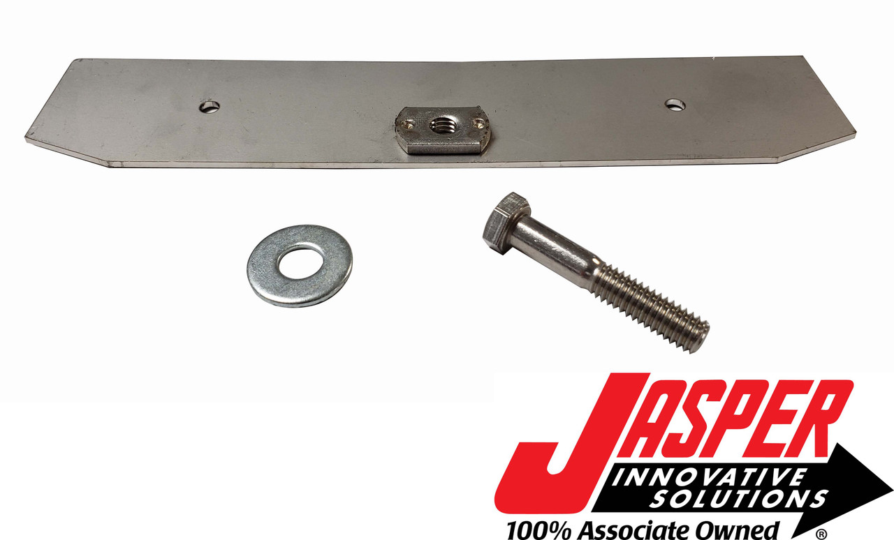 Battery Plate Bracket - Stainless Steel - W/Stainless Weld Nut