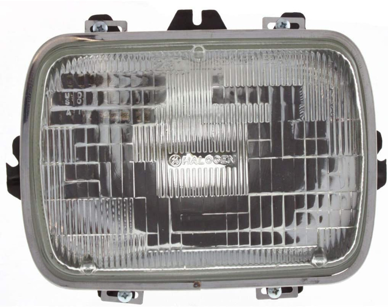 Headlamp Right And Left Sealed Beam Assembly Halogen Capsule Style 7 X 6. Replacement For No. GM2500112