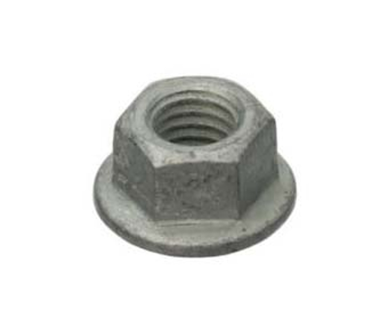 Nut M10-1.5 Flanged Crimped Lock Nut. Replacement For No. N620482