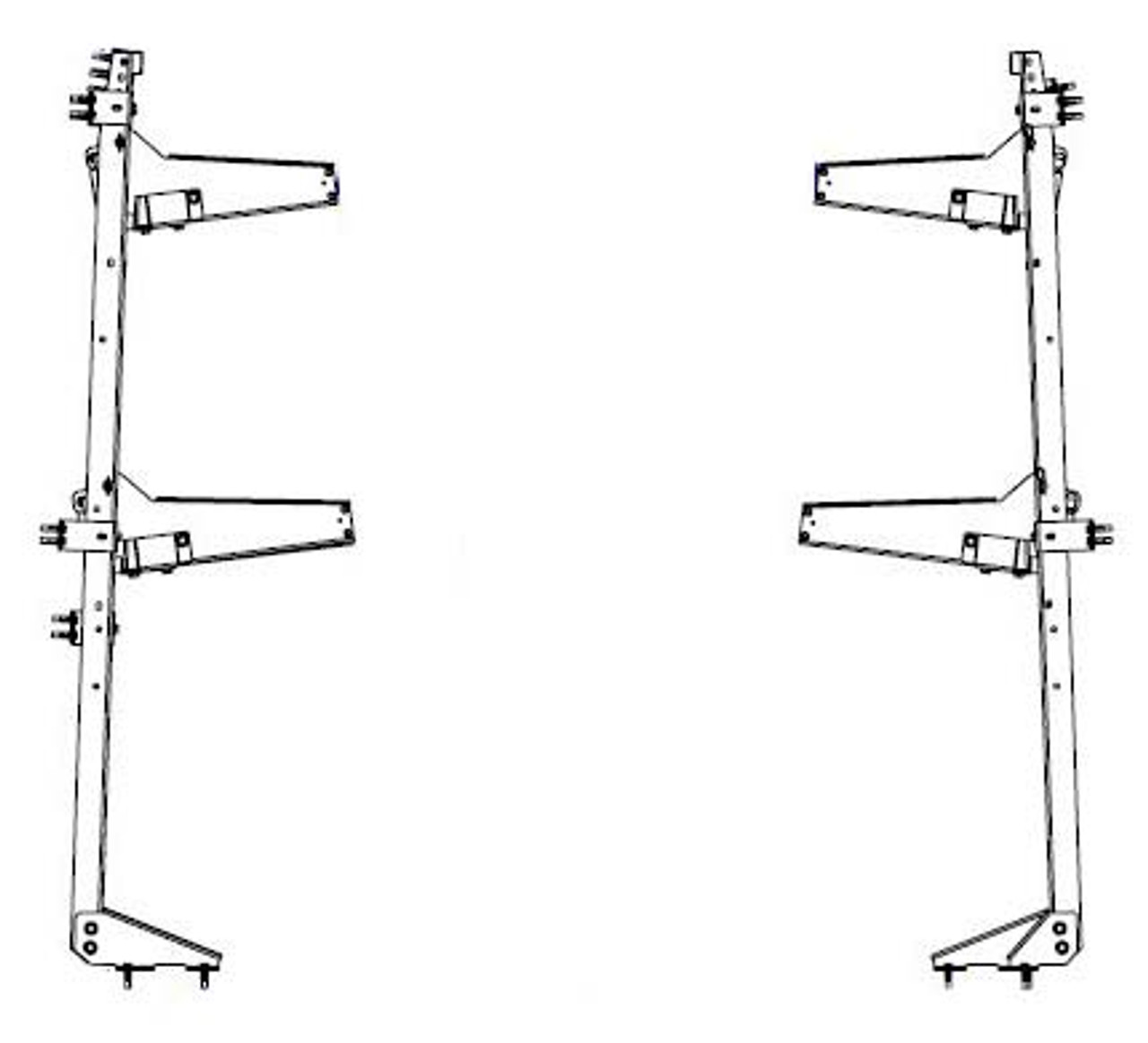 Ranger Fold-Up Shelving Pkg. Replacement For No. Q24005.19