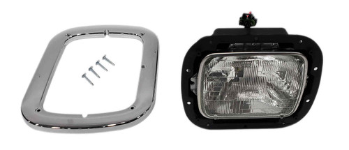 Headlamp - Incandescent w/Chrome Bezel - Replacement For No. 15206129