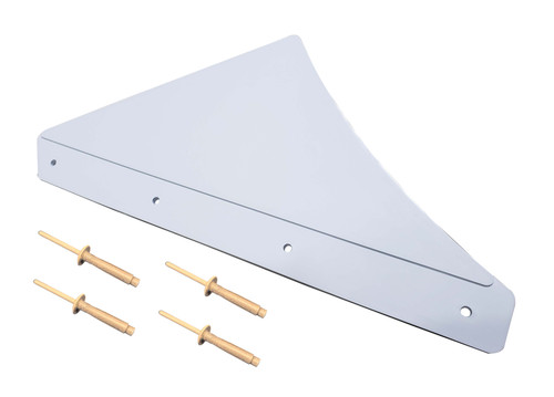 Skirt Fender Flap W/Rivets. Replacement For No. 81600136KIT
