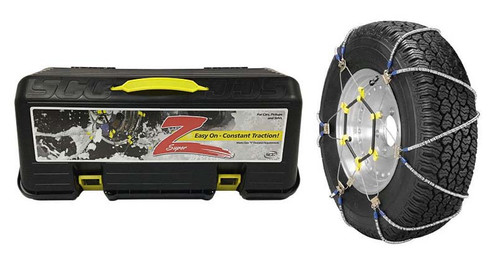 Peerless Cable Tire Chain Pair Z-Passenger (Tensioner Included) - Replacement For No. ZT729
