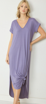 Lavendar Ankle Length Dress