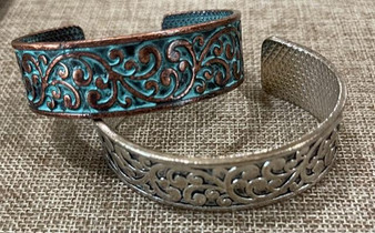 Bronze Turquoise Cuff Bracelet