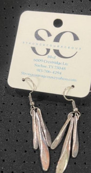 Silver 3 Dangle earrings