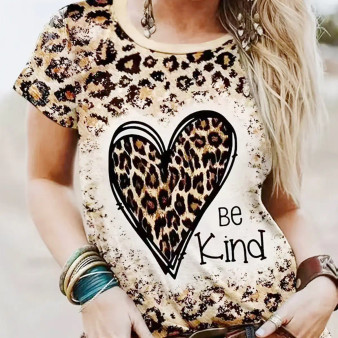 Be Kind Leopard Heart