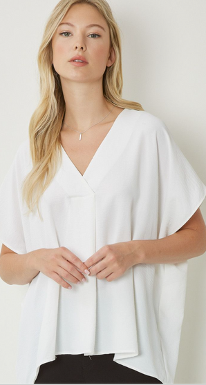 Super Soft White Short Sleeve Shirt