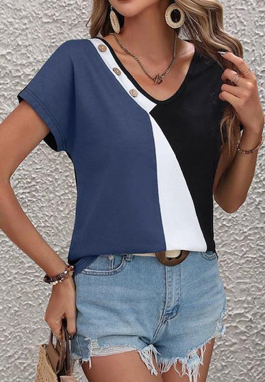 Short Sleeve Classic 3 color Top