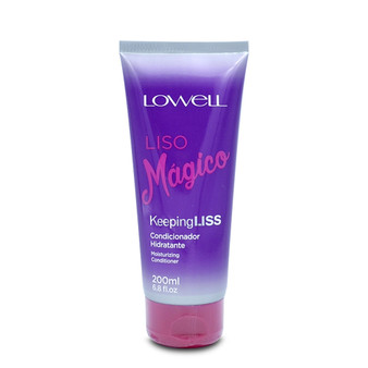 Lowell Liso Mágico Keeping Liss Conditioning Moisturizing Condicionador Hidratante 200ml/6.76 fl.oz