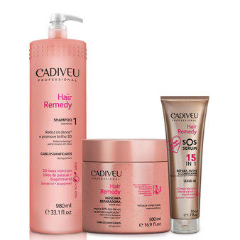 Kit Cadiveu Hair Remedy Repair and Nutrition Hair Care Complete