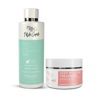 Kit I Belli Capelli Venice Hair Reconstructor Smoothing Keratin and Cassava Deep Moisture Mask