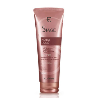 Eudora Siàge Nutri Rosé Shampoo Deep Nourishment Repairs Roots and Tips 250ml/8,45 fl.oz