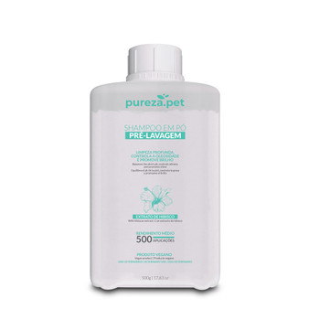 Pureza Pet Pre-shampoo Powdered Pre-shampoo Deep Cleanse Controls Oiliness 500g/17.63 oz