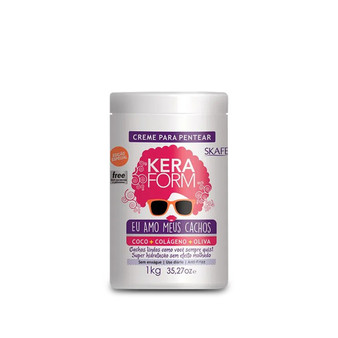 Skafe Keraform I Love My Curls Coconut Collagen Olive Combing Cream 1kg/35.27 oz