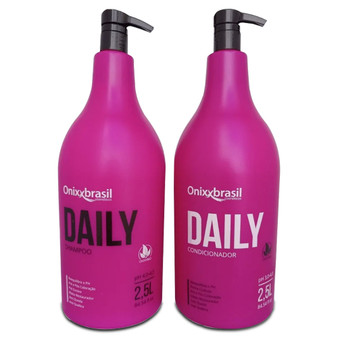 Daily Use Onixx Brasil Daily Macadamia Shampoo and Conditioner Kit 2x2500ml/2x84.54 fl.oz