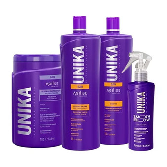 Unika Agilise Organic Straightening and Sealing Without Formaldehyde + 2 Items