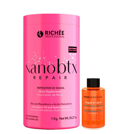 Richée Kit Nano XBtx Repair Dough Repository Mask + Oil Richée Kit Nano XBtx Repair Dough Repository Mask + Oil