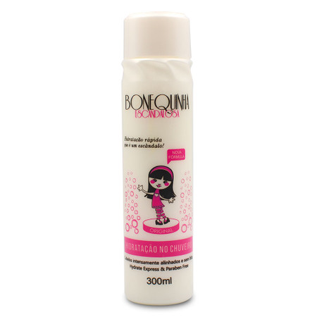 Bonequinha Escandalosa Smoothing System  in Shower Chuveiro Intensely Aligned Frizz-free Hair Care 300ml/10.1fl.oz Bonequinha Escandalosa Smoothing System  in Shower Chuveiro Intensely Aligned Frizz-free Hair Care 300ml/10.1fl.oz