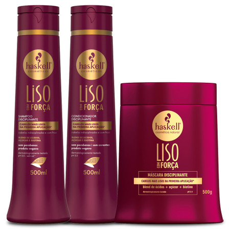 Kit Haskell Shampoo Conditioner Mask Complete Hydration Smooth With Strength 3x500ml/3x16.9fl.oz Kit Haskell Shampoo Conditioner Mask Complete Hydration Smooth With Strength 3x500ml/3x16.9fl.oz