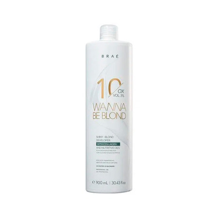 Braée Wanna Be Blond 3% Professional 10 Volume Oxygenated Water Collagens and Nutritive Oils 900ml/30.43 fl.oz Braée Wanna Be Blond 3% Professional 10 Volume Oxygenated Water Collagens and Nutritive Oils 900ml/30.43 fl.oz