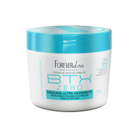 Forever Liss Btx Zero Ultra Moisturizing Mask Antivolume and Antifrizz Natural Hair 230g/8.11 oz Forever Liss Btx Zero Ultra Moisturizing Mask Antivolume and Antifrizz Natural Hair 230g/8.11 oz
