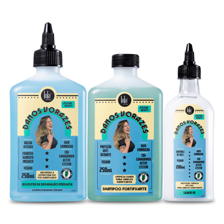 Kit Lola Voracious Damage Shampoo Conditioner Leave-in Complete Treatment Trio Kit Lola Voracious Damage Shampoo Conditioner Leave-in Complete Treatment Trio