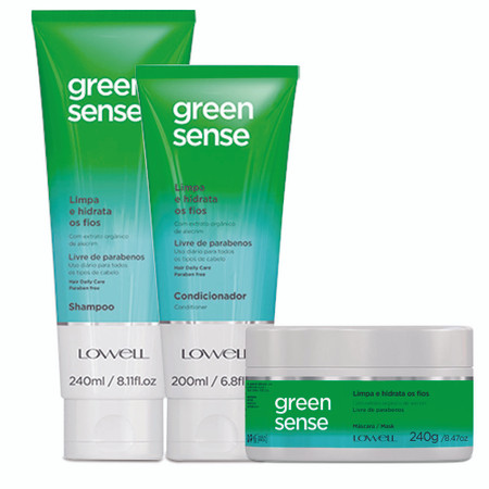 Lowell Green Sense Shampoo, Mask and Conditioner Lowell Green Sense Shampoo, Mask and Conditioner