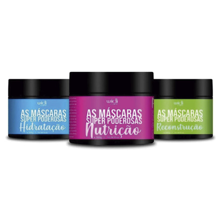 Widi Care "Super Powerful Masks" Hair Chronogram 3x300g/3x10.5 oz Widi Care "Super Powerful Masks" Hair Chronogram 3x300g/3x10.5 oz