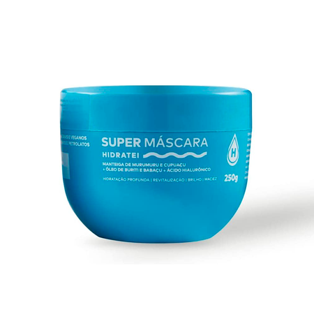 Hidratei Super Mask - With Cupuaçu Butter and Hyaluronic Acid 250g/8.8 oz Hidratei Super Mask - With Cupuaçu Butter and Hyaluronic Acid 250g/8.8 oz