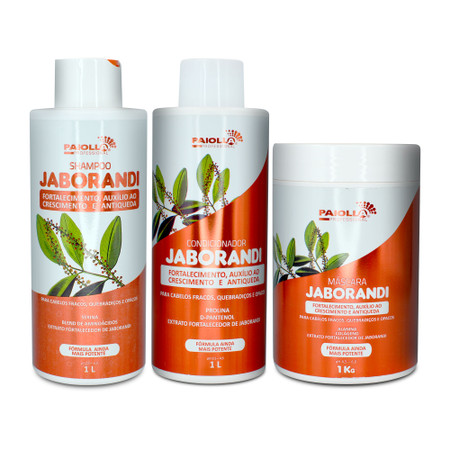 Paiolla Kit Jaborandi Shampoo + Conditioner + Mask Paiolla Kit Jaborandi Shampoo + Conditioner + Mask