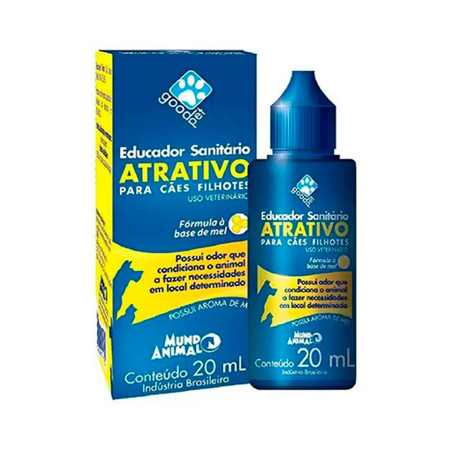 Mundo Animal Good Pet Attractive Toilet Trainer for Puppies 20ml/0.67 fl.oz Mundo Animal Good Pet Attractive Toilet Trainer for Puppies 20ml/0.67 fl.oz