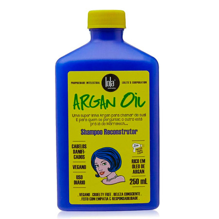 Lola Cosmetics Argan Oil Reconstructing Shampoo - 250ml/8.45fl.oz Lola Cosmetics Argan Oil Reconstructing Shampoo - 250ml/8.45fl.oz