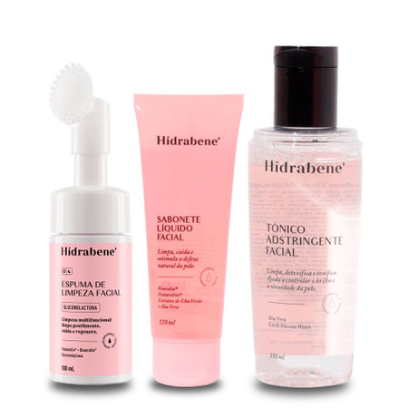 Hidrabene Micellar Water and Facial Soap and Foam Kit Hidrabene Micellar Water and Facial Soap and Foam Kit