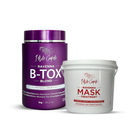 I Belli Capelli Ravenna B-tox Blond + Anti-frizz Rejuvenating Hair Mask I Belli Capelli Ravenna B-tox Blond + Anti-frizz Rejuvenating Hair Mask