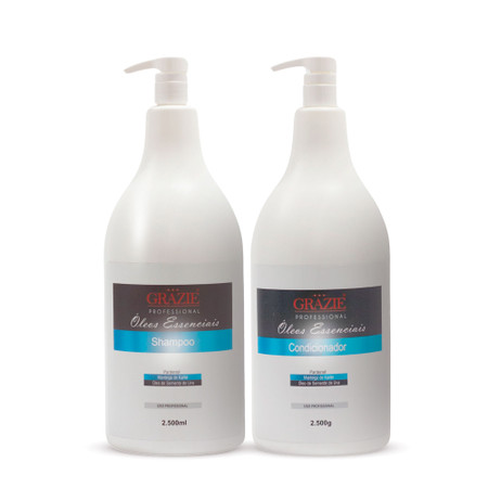 Kit Grazie Professional Essential Oils – Shampoo + Conditioner Kit Grazie Professional Essential Oils – Shampoo + Conditioner