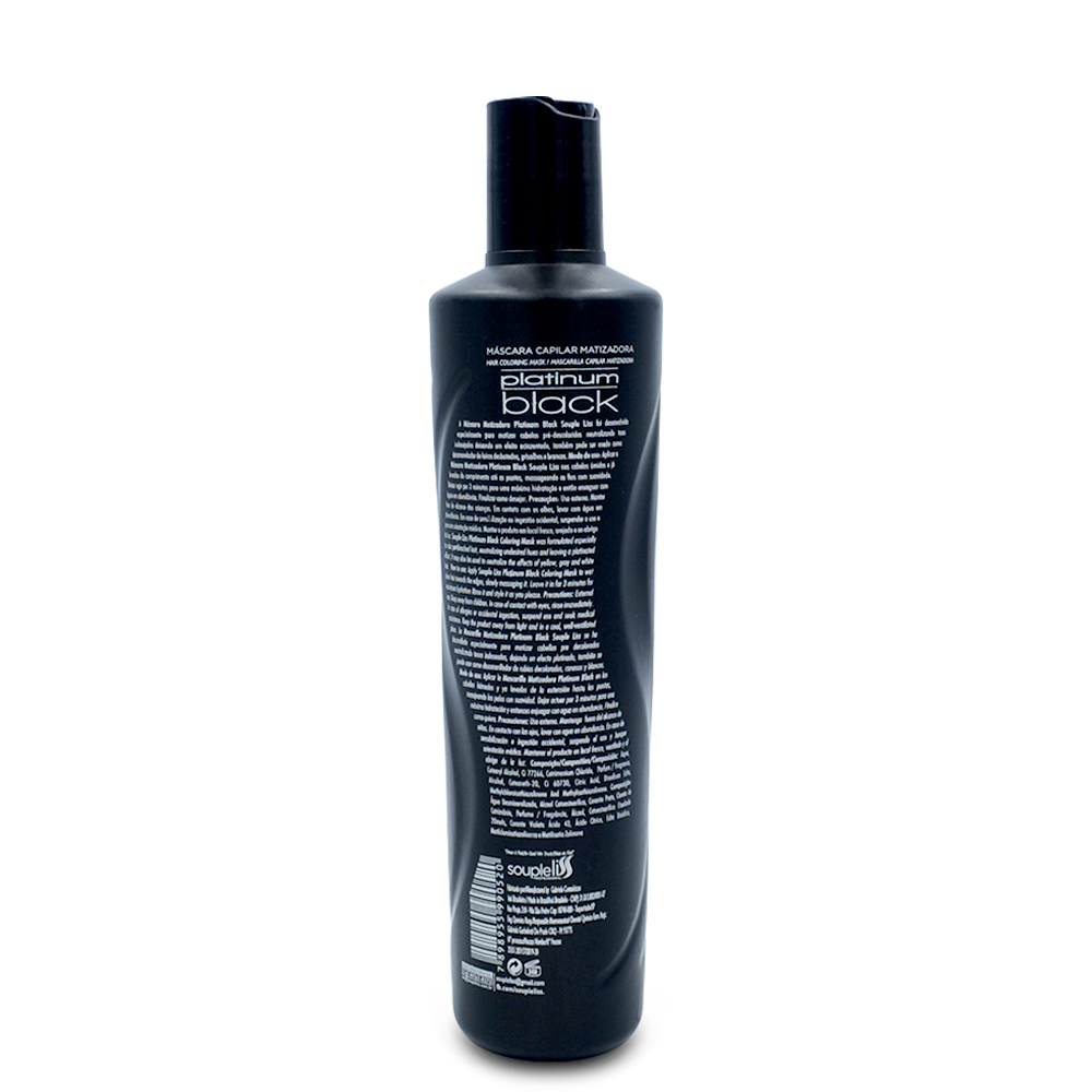 Soupleliss Matizer Mask Platinum Black Máscara Matizadora Hair