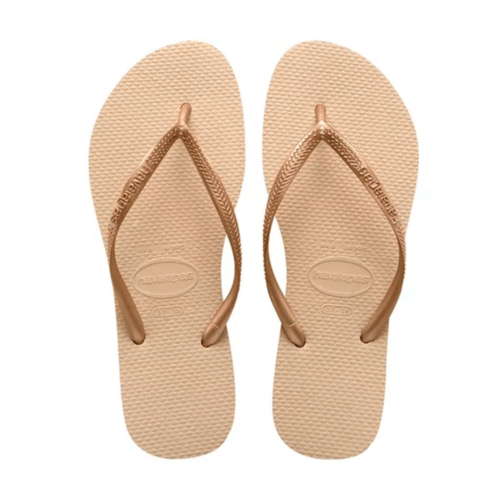 Havaianas Flip Flop Gold Size 37 38 320g 11.28 oz BKeratin UK