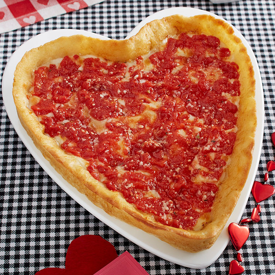 ユニバーサルバランス チャイムバー 第4ハート(ハーモニック)(Heart) Heart-Shaped Cheese Pizza Add-on | Tastes of Chicago