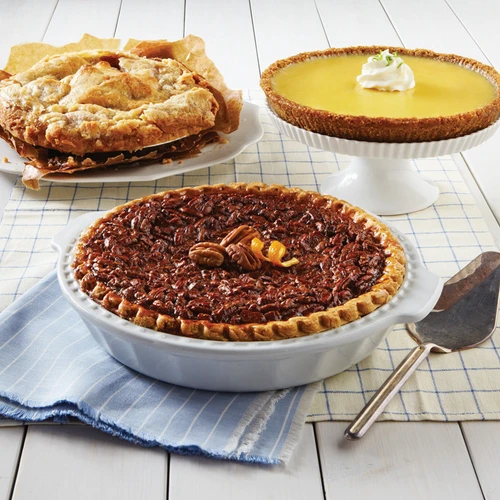 Wildfire Pecan Pie, Key Lime Pie and Long Grove Apple Pie