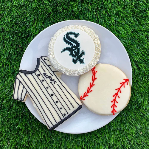 Deerfields Bakery Chicago White Sox Cookie Trio