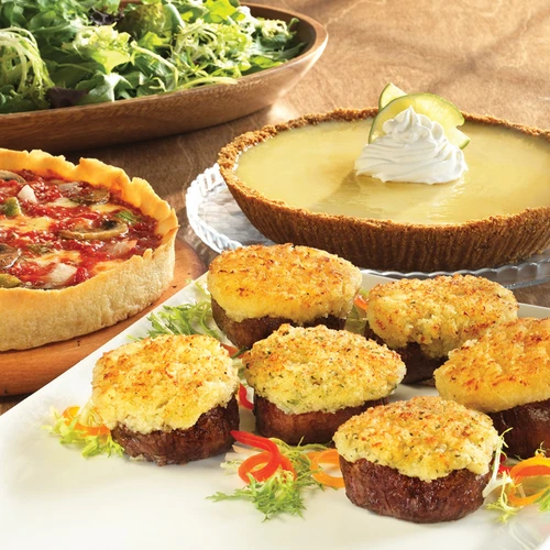 2 Wildfire Filet Medallion Trios, 1 Key Lime Pie and a Lou Malnati's pizza