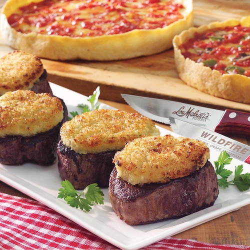 4 Wildfire 8-oz. Filets and 2 Lou Malnati's pizzas