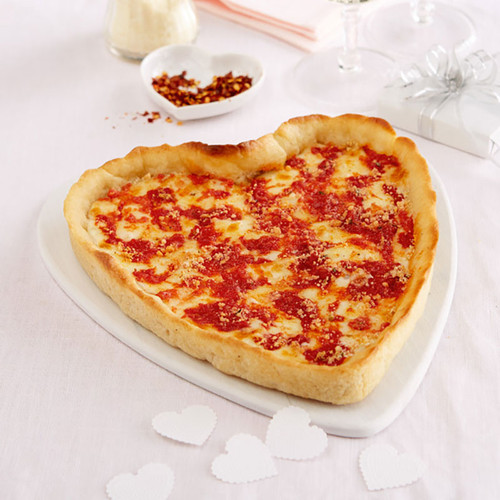 2 Pack (1 Heart Shaped and 1 Round) Lou Malnati's Pizza