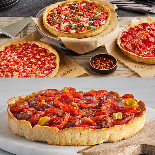 2 Lou's Thin Crust Pizzas & 5 Lou's x Mike's Hot Honey® Deep Dish Pizzas