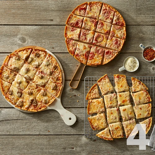 4 Lou Malnati's Thin Crust pizzas