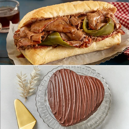 Portillo's Italian Beef Kit and Chocolate Cake